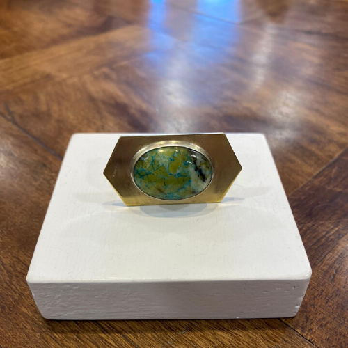 Green Jasper Ring