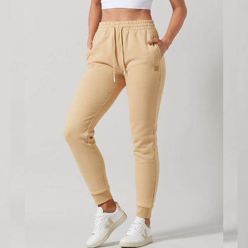 Millie Track Pants in Almond