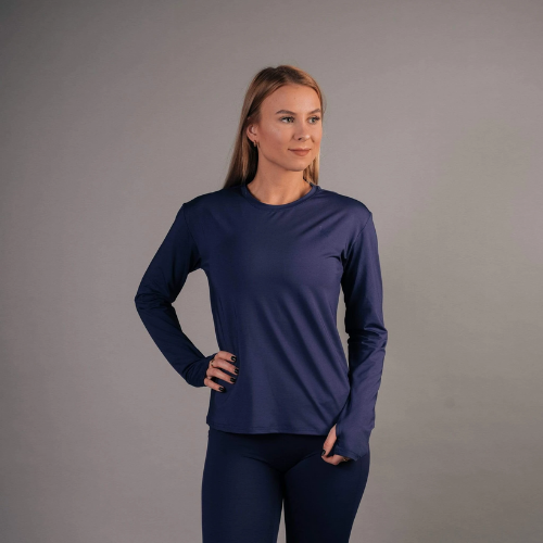 Essential Long Sleeve  - Dark Blue