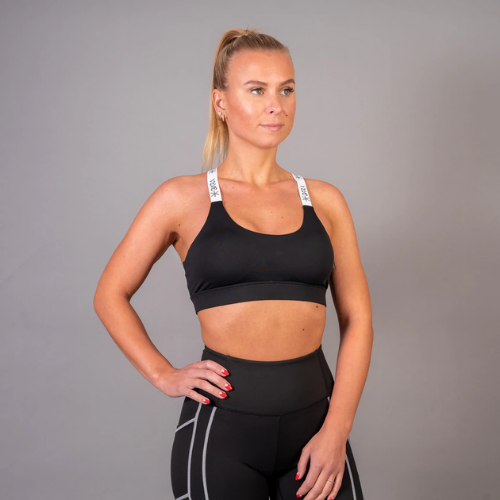 Black Courage Sports Bra