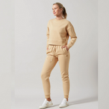 Millie Track Pants in Almond