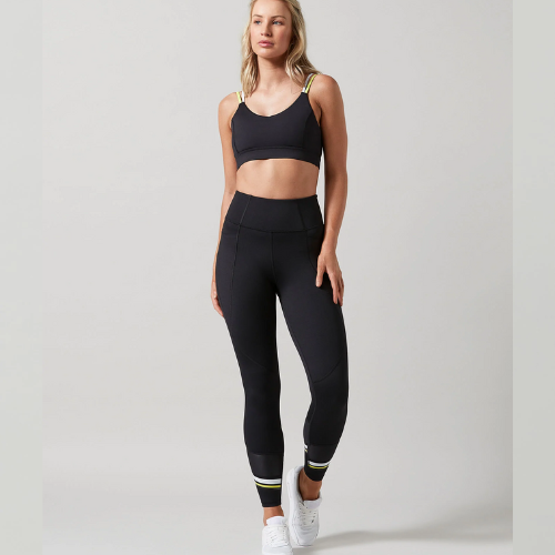 Mineral Sports Bra in Tarmac Black