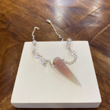 Pink Chalcedony Necklace