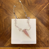 Pink Chalcedony Necklace