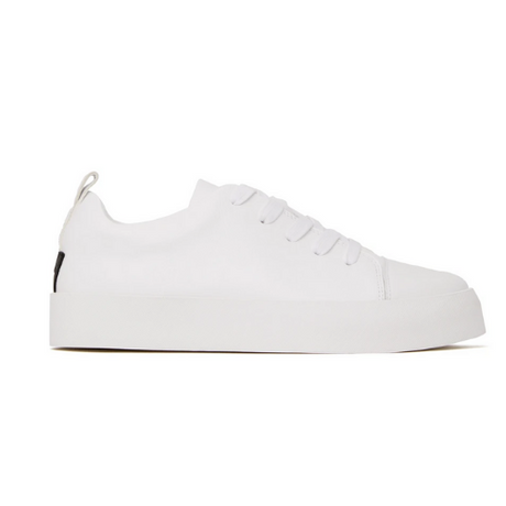 MARCI Women's Vegan Sneakers - White/Black