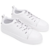 MARCI Women's Vegan Sneakers - White/Black