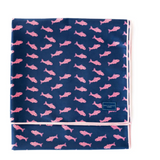 Towel Navy Bold Fish