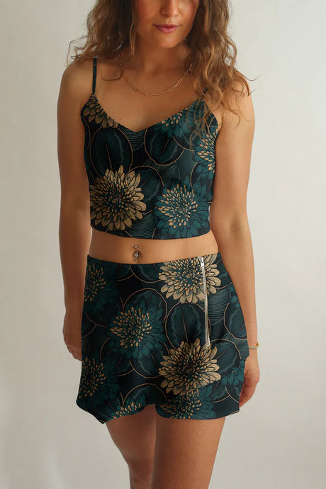 Nori Crop Top & Shorts Set