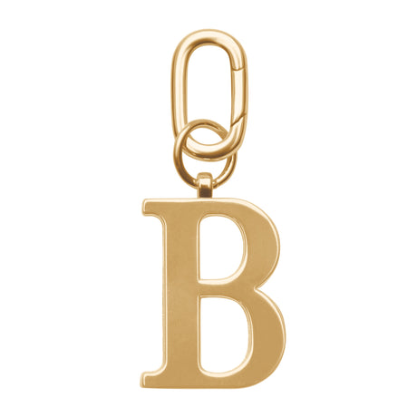 Gold Metal Letter Keyrings (in assortiment)