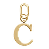 Gold Metal Letter Keyrings (in assortiment)