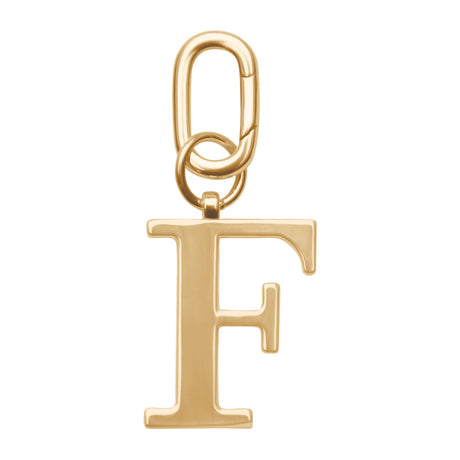 Gold Metal Letter Keyrings (in assortiment)