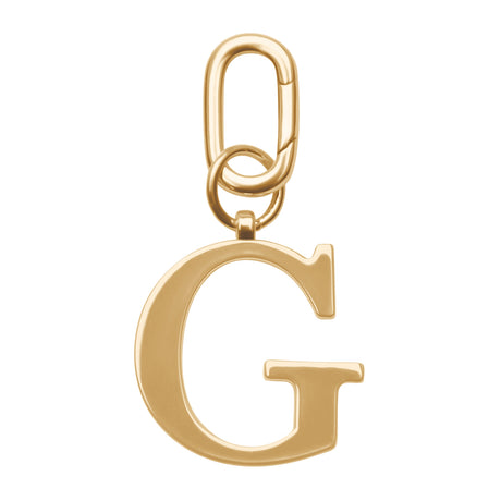 Gold Metal Letter Keyrings (in assortiment)