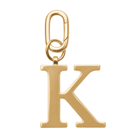 Gold Metal Letter Keyrings (in assortiment)