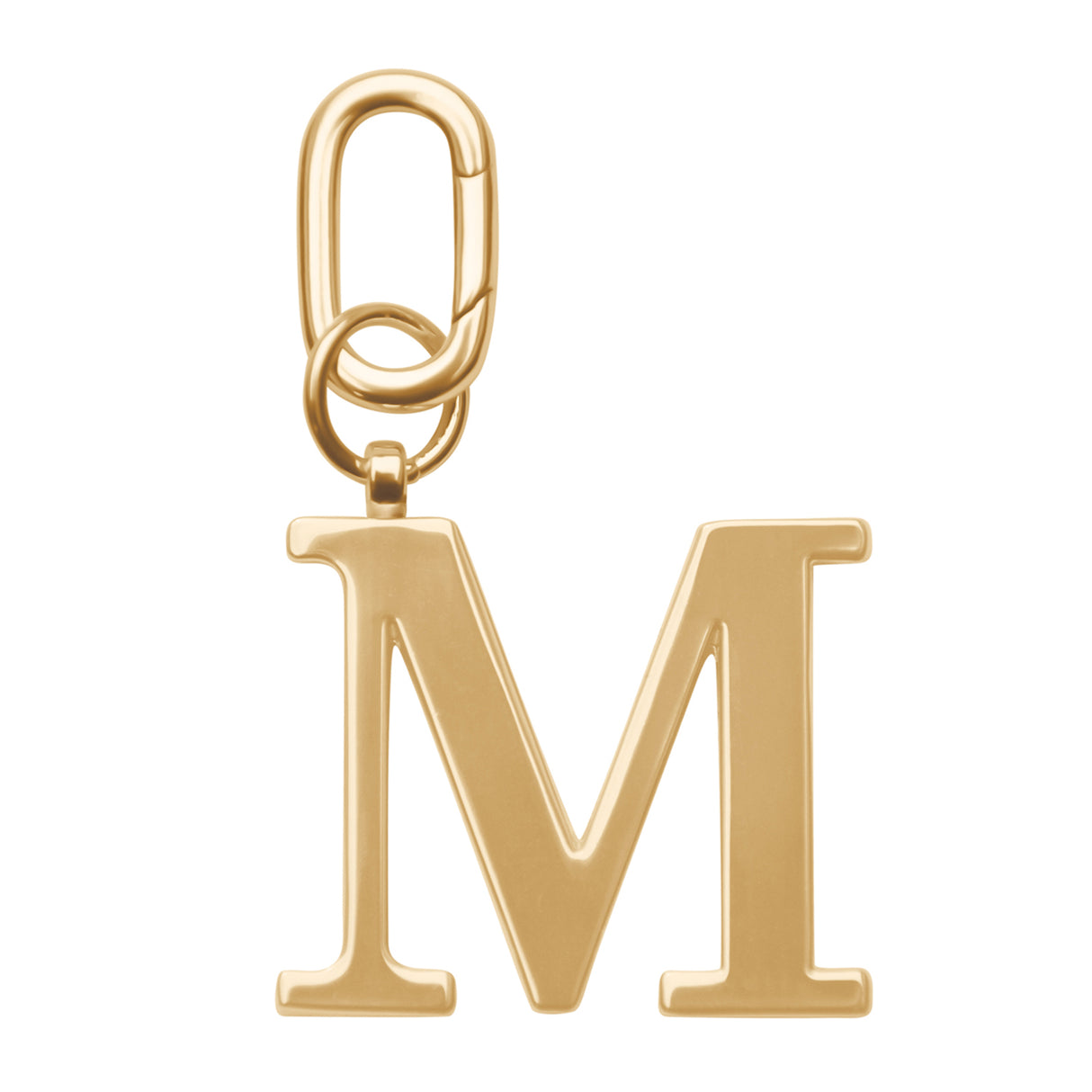 Gold Metal Letter Keyrings (in assortiment)