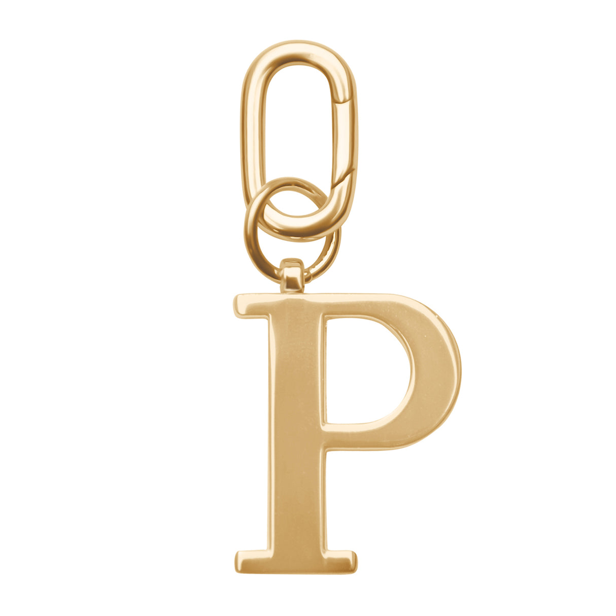 Gold Metal Letter Keyrings (in assortiment)