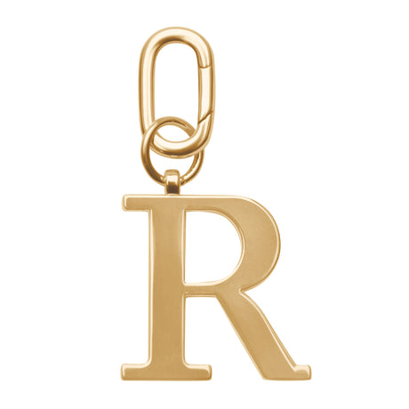 Gold Metal Letter Keyrings (in assortiment)