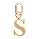 Gold Metal Letter Keyrings (in assortiment)