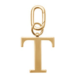 Gold Metal Letter Keyrings (in assortiment)