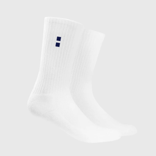 Men's Club Socks White - 2 Pack