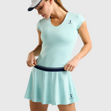 Elegance Tennis Skirt Aqua