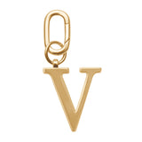 Gold Metal Letter Keyrings (in assortiment)