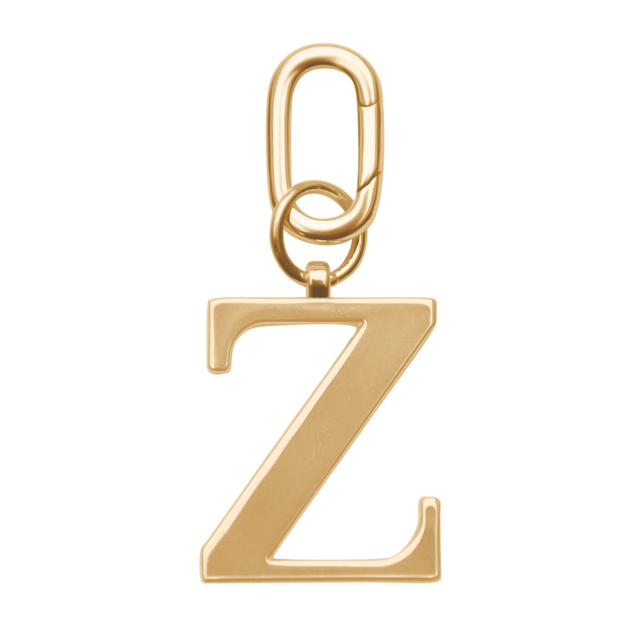 Gold Metal Letter Keyrings (in assortiment)