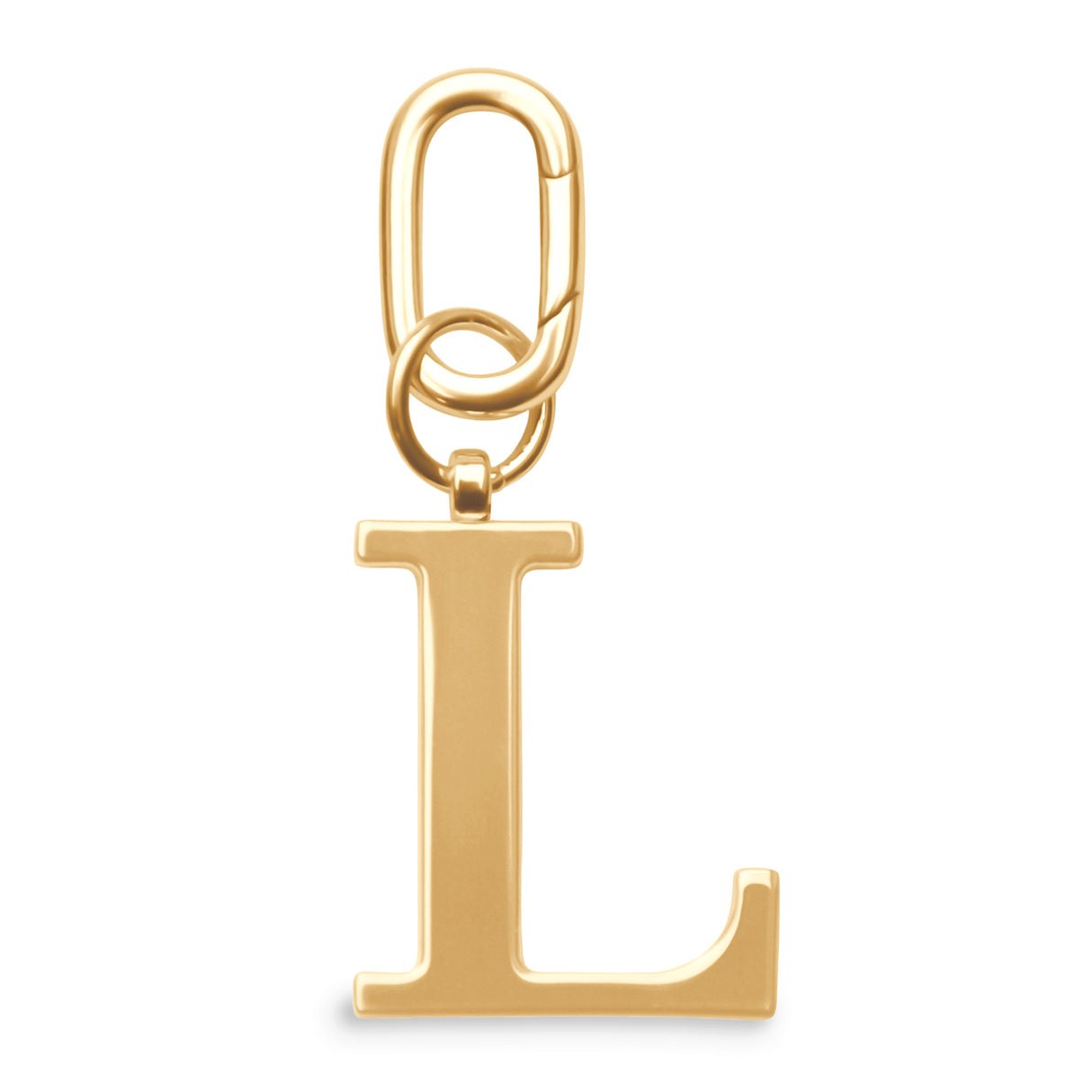 Gold Metal Letter Keyrings (in assortiment)