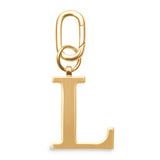 Gold Metal Letter Keyrings (in assortiment)